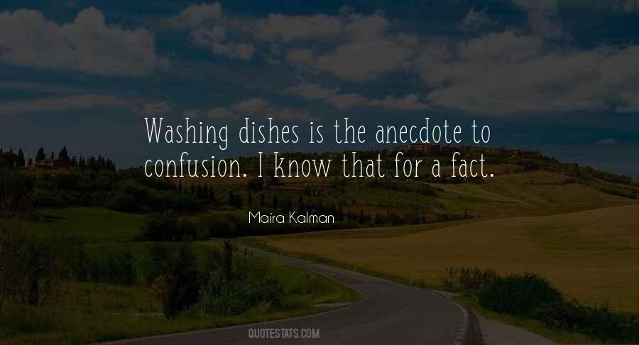Sayings About Doing Dishes #226972