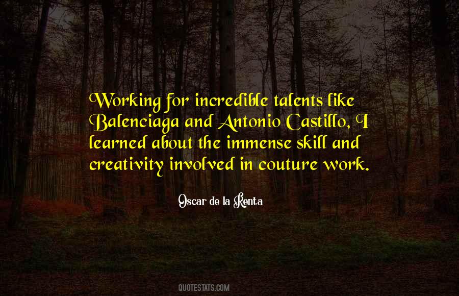 Sayings About Skills And Talents #1285097