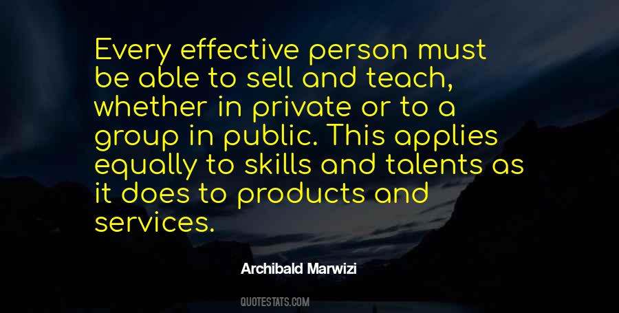 Sayings About Skills And Talents #1292381