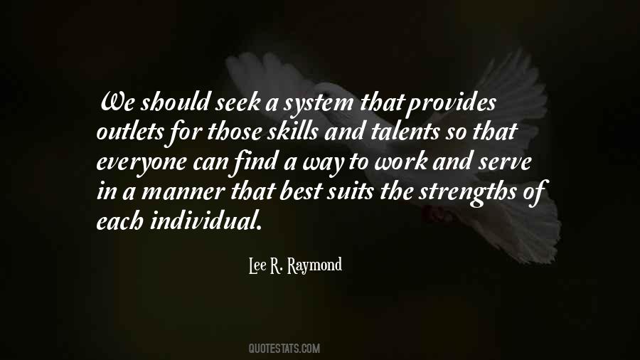 Sayings About Skills And Talents #1667700