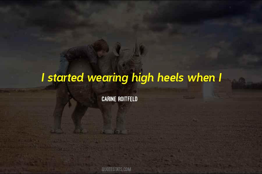 Sayings About Wearing High Heels #137052