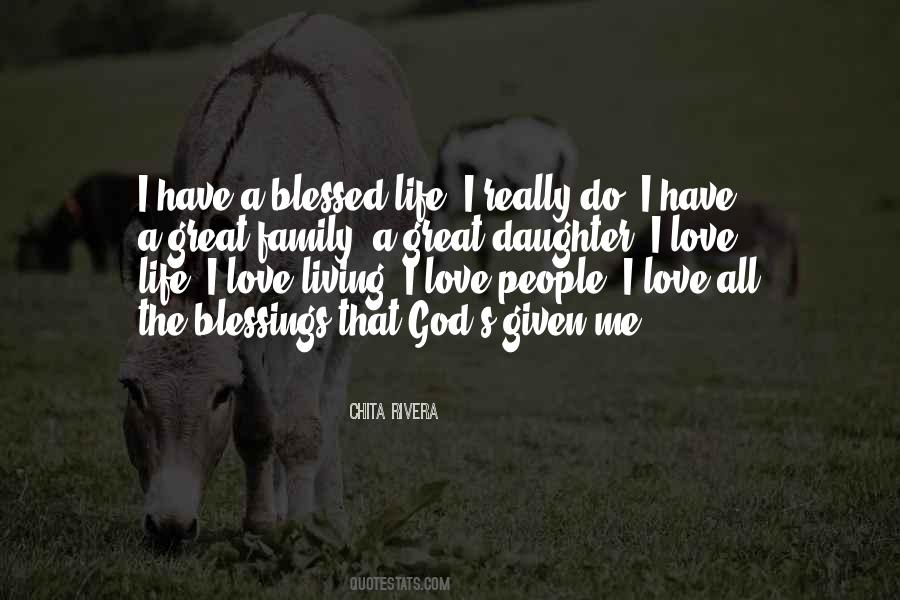 Sayings About A Blessed Life #851174