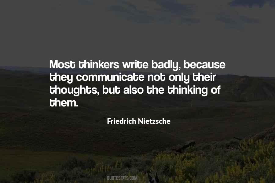 Sayings About Thoughts Thinking #146522