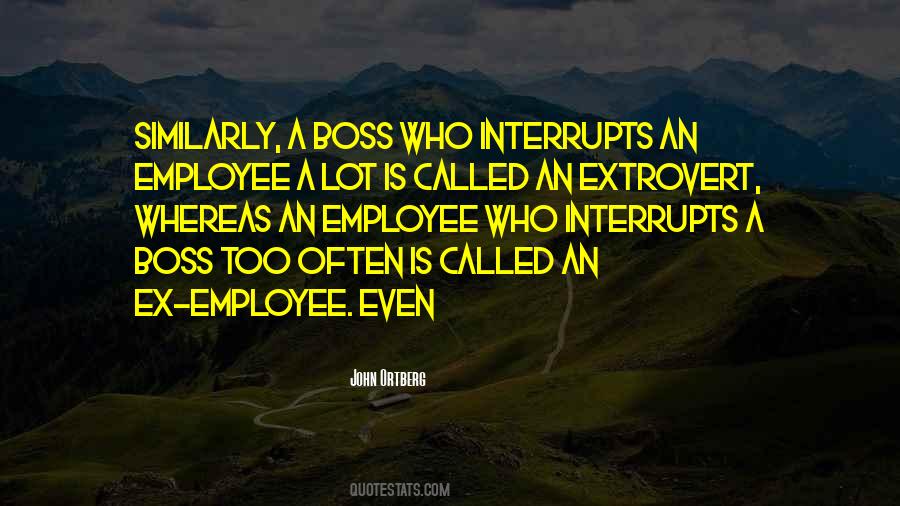 Sayings About A Boss #1093404