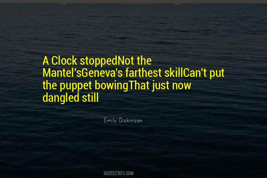 Sayings About A Clock #406874