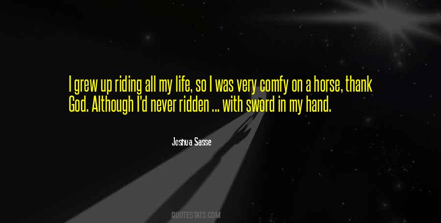 Sayings About Riding A Horse #1807761