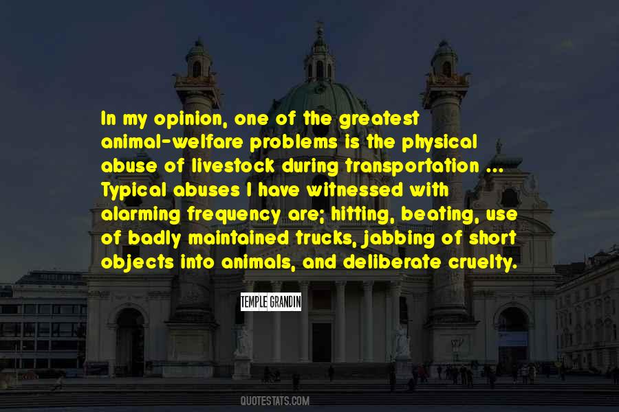 Sayings About Animals Cruelty #156469