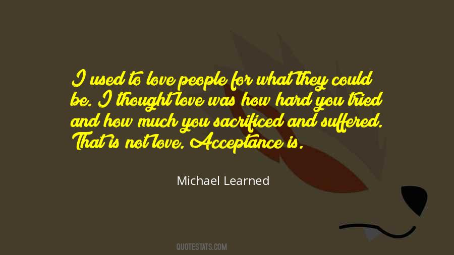 Sayings About Acceptance And Love #194797