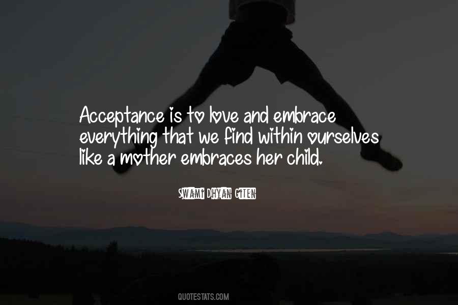 Sayings About Acceptance And Love #570336