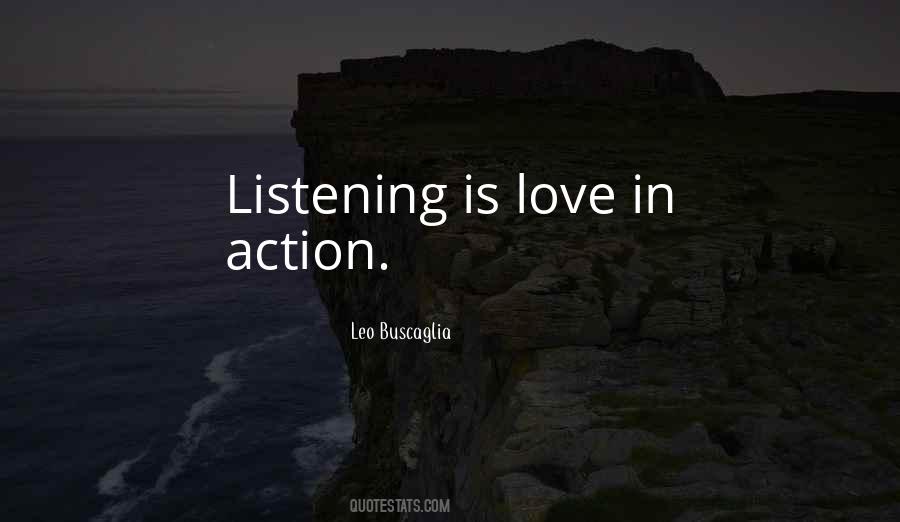 Sayings About Love In Action #1295751