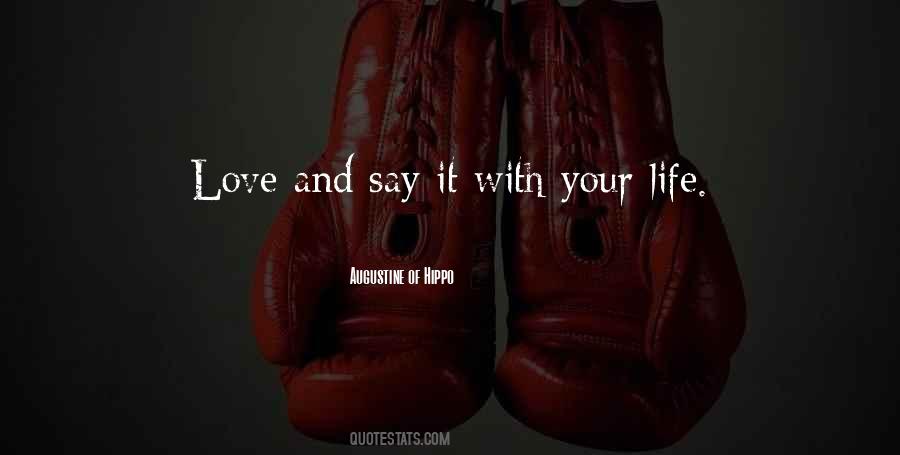 Sayings About Love In Action #162701