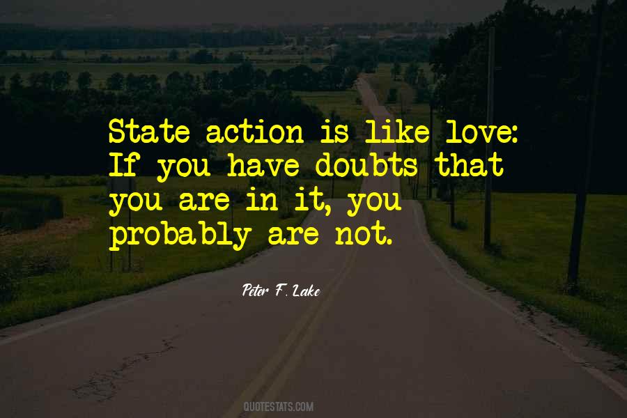 Sayings About Love In Action #292294