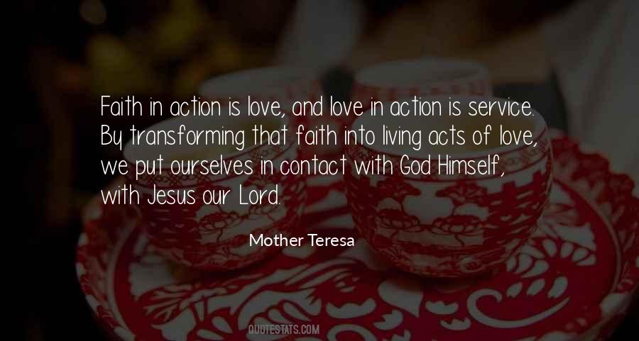 Sayings About Love In Action #511525