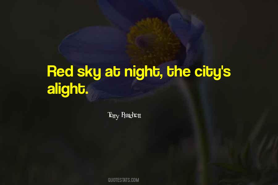 Sayings About Red Sky #157741