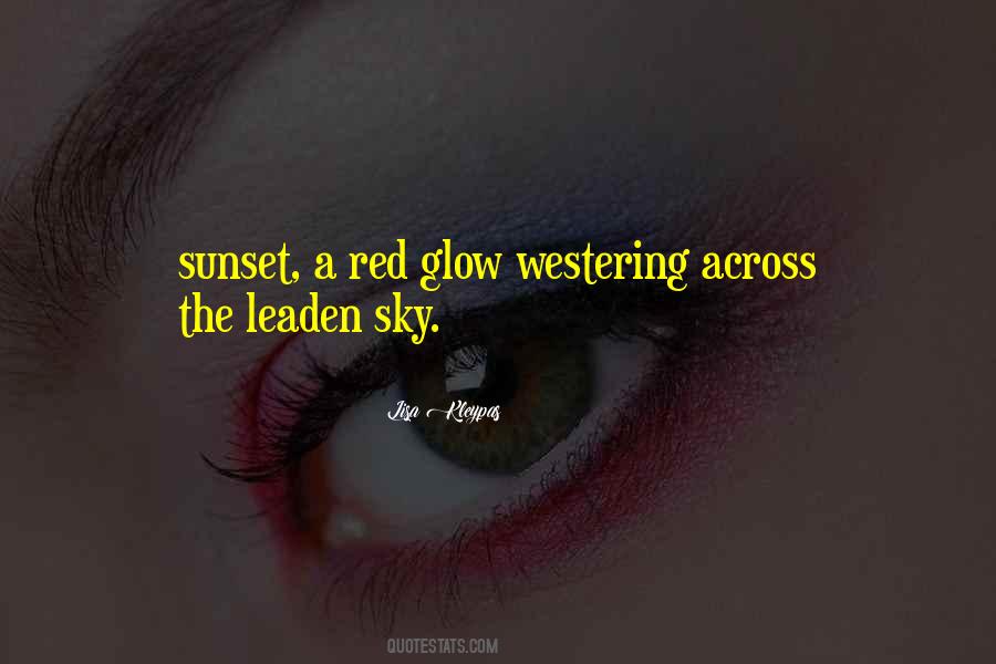 Sayings About Red Sky #281253