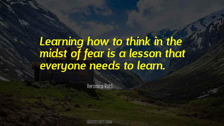 Sayings About Learning A Lesson #1438902