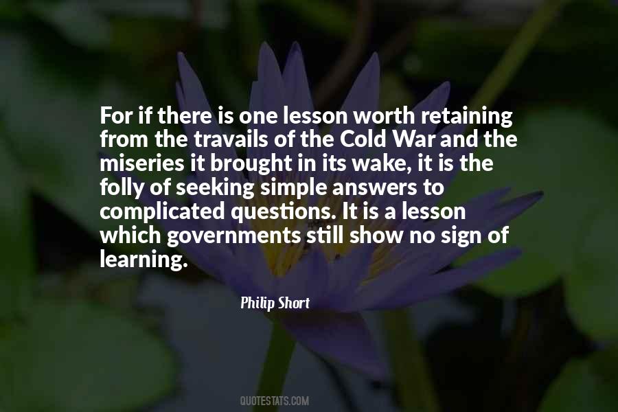 Sayings About Learning A Lesson #792645