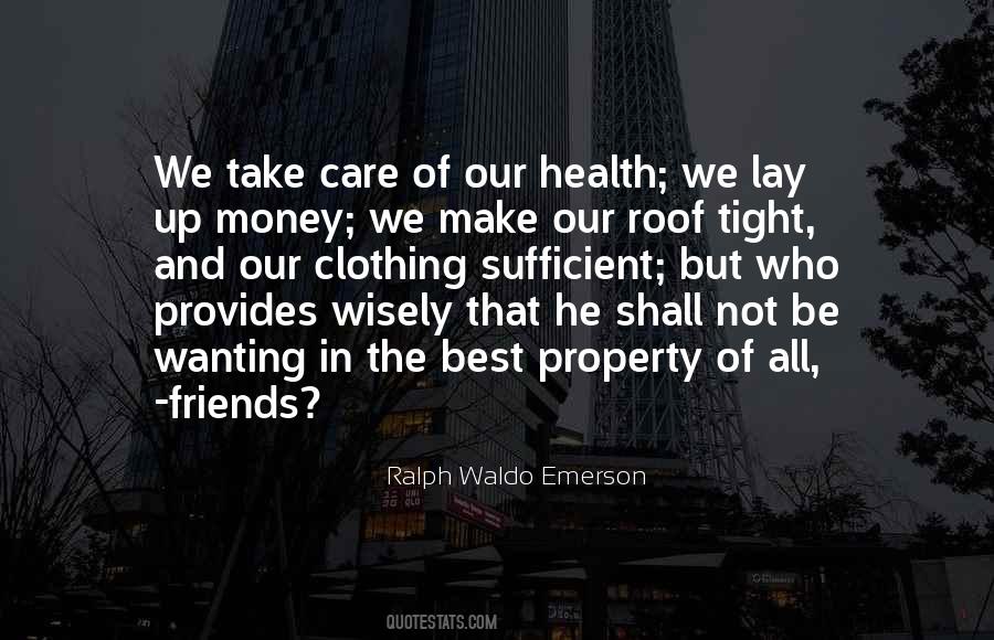 Sayings About Money And Health #1272670