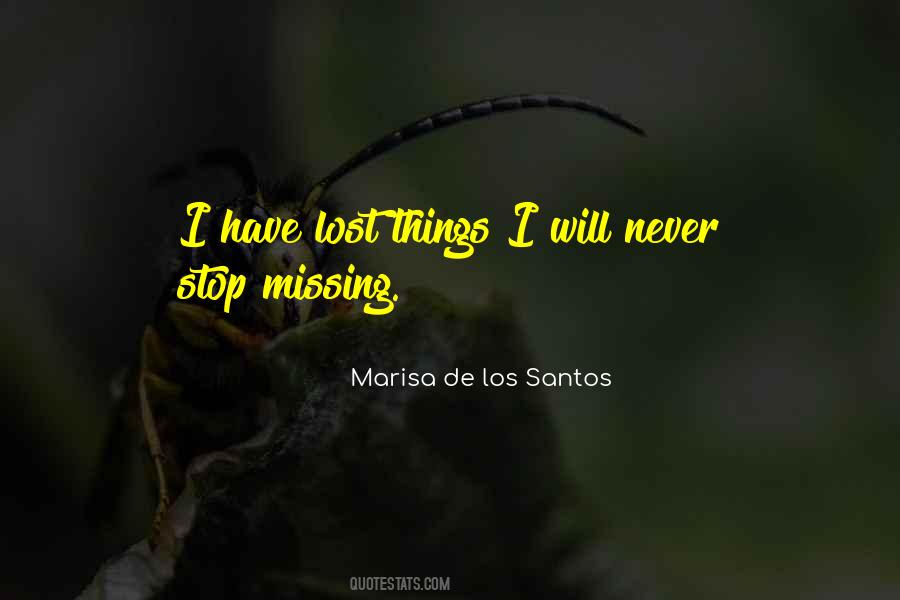 Sayings About Lost Things #1770309