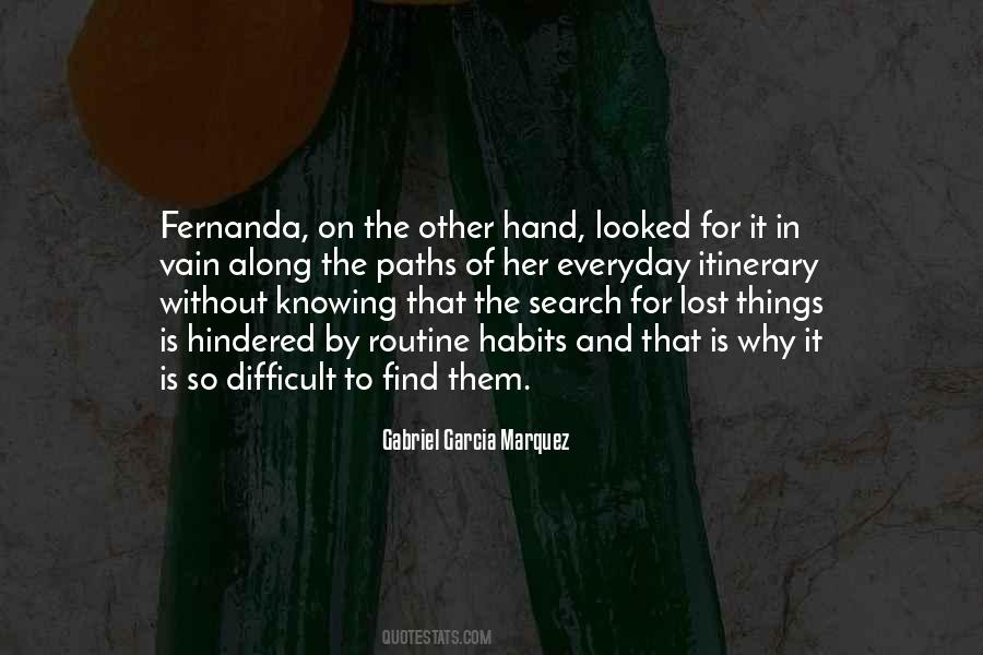 Sayings About Lost Things #798756