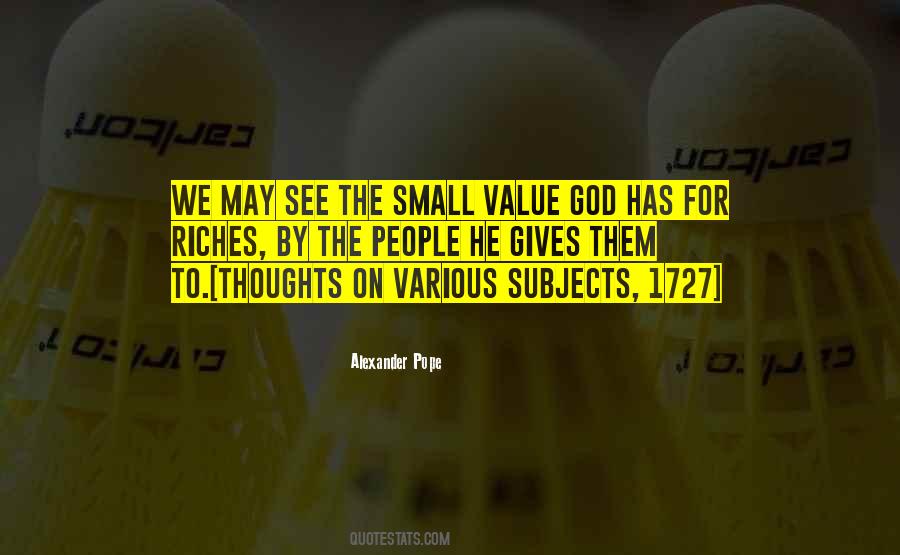 Sayings About Value For Money #1127327