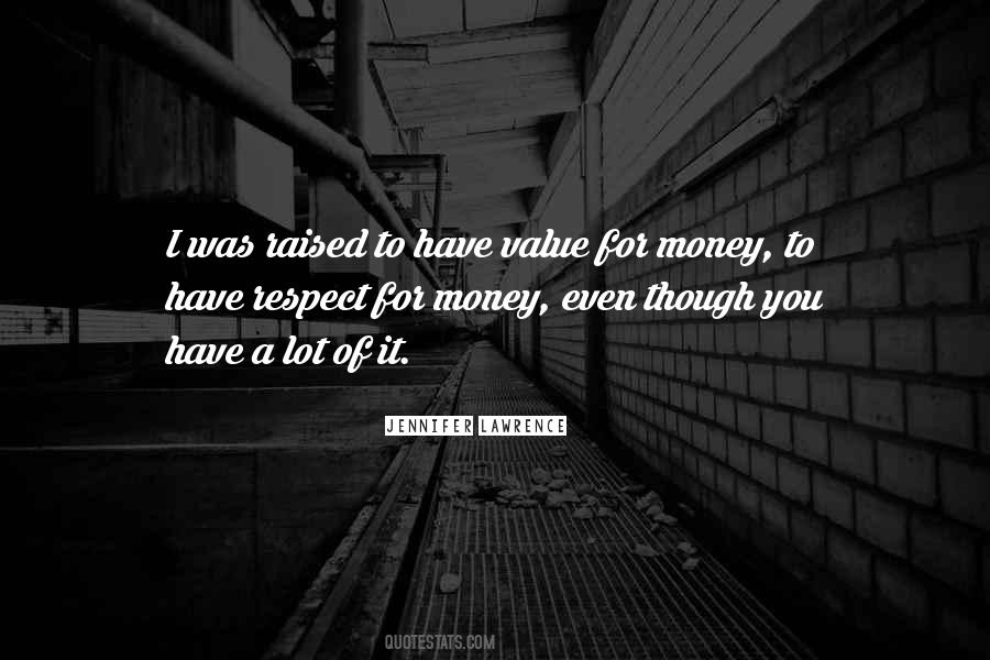 Sayings About Value For Money #1621062