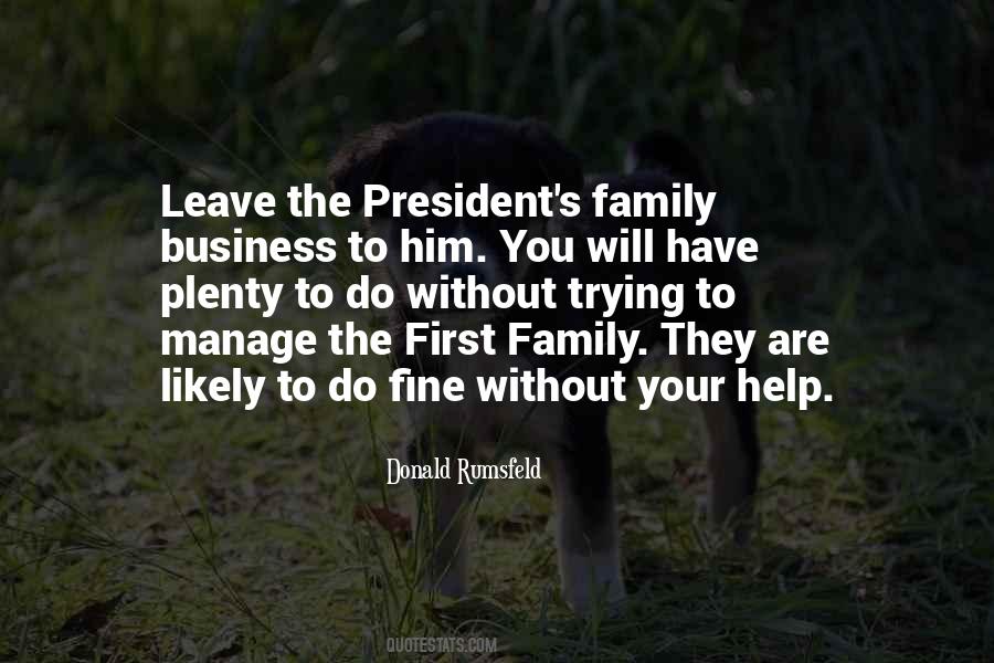 Sayings About Family Business #452963