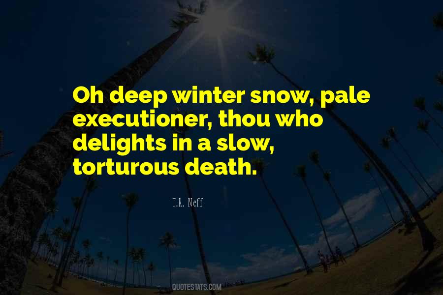 Sayings About Snow Winter #171824