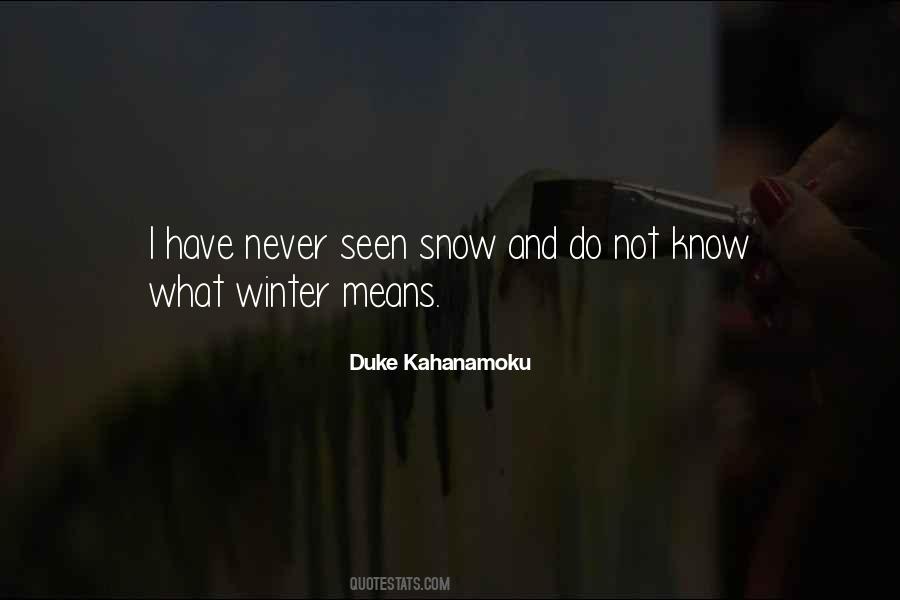 Sayings About Snow Winter #214921