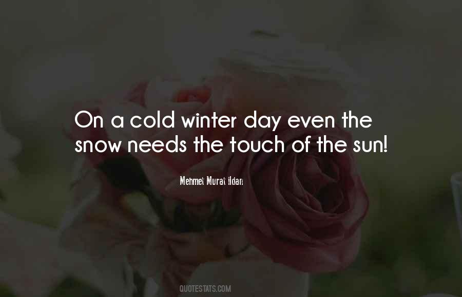 Sayings About Snow Winter #88513