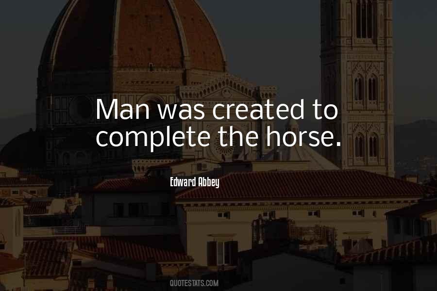 Sayings About A Man And His Horse #328077