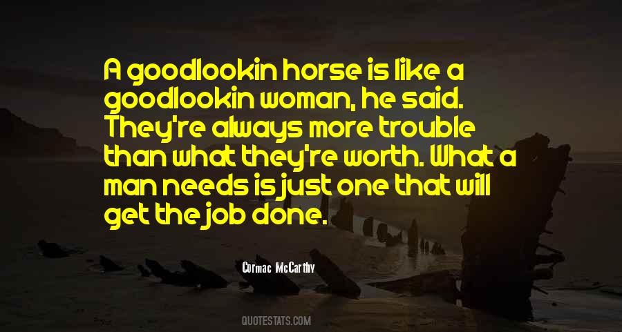 Sayings About A Man And His Horse #66088