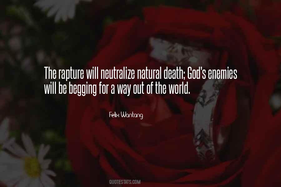 Sayings About The Rapture #3968