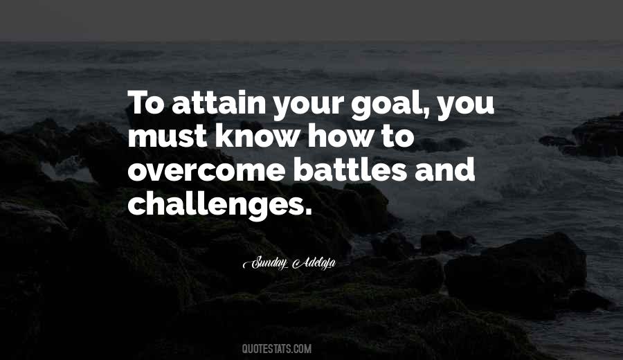 Sayings About Attaining Your Goals #785244