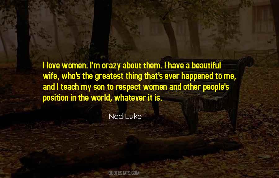 Sayings About Beautiful Wife #734000