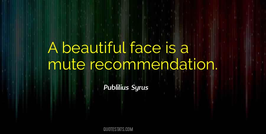 Sayings About Beautiful Face #29905