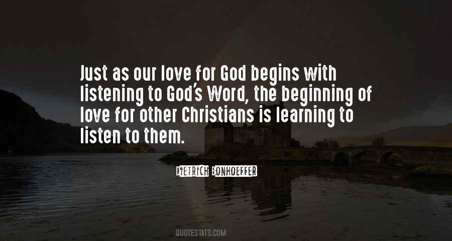 Sayings About The Beginning Of Love #1043288