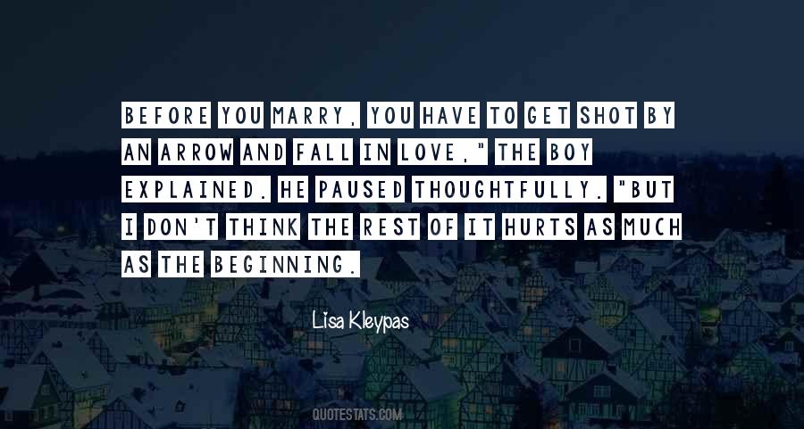 Sayings About The Beginning Of Love #339014