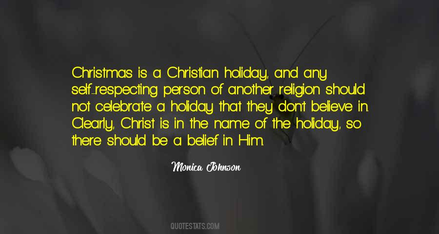Sayings About Christ In Christmas #1585092