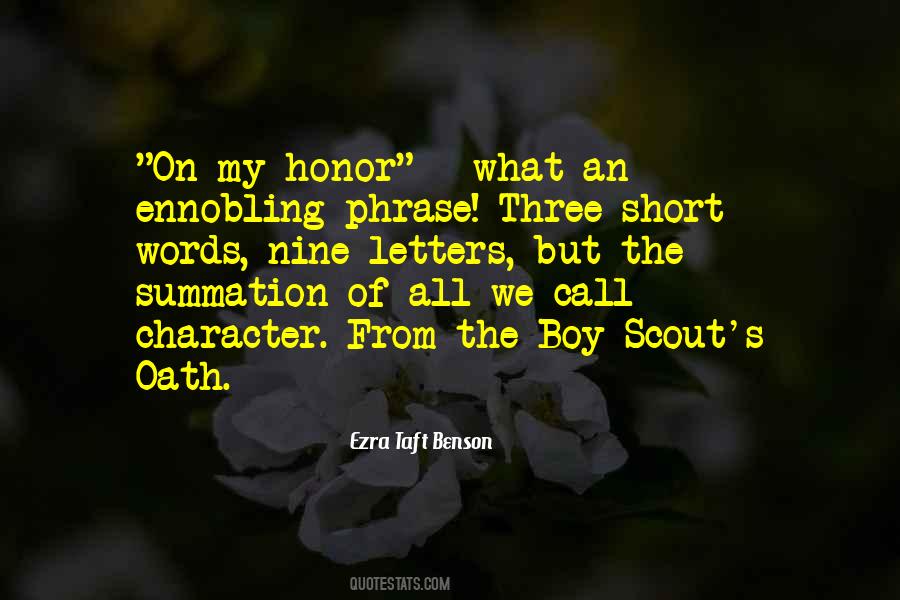 Sayings About Boy Scout #875202