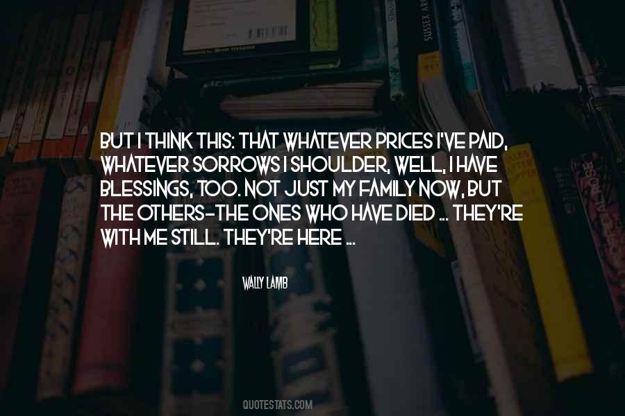 Sayings About Blessings Family #1484970