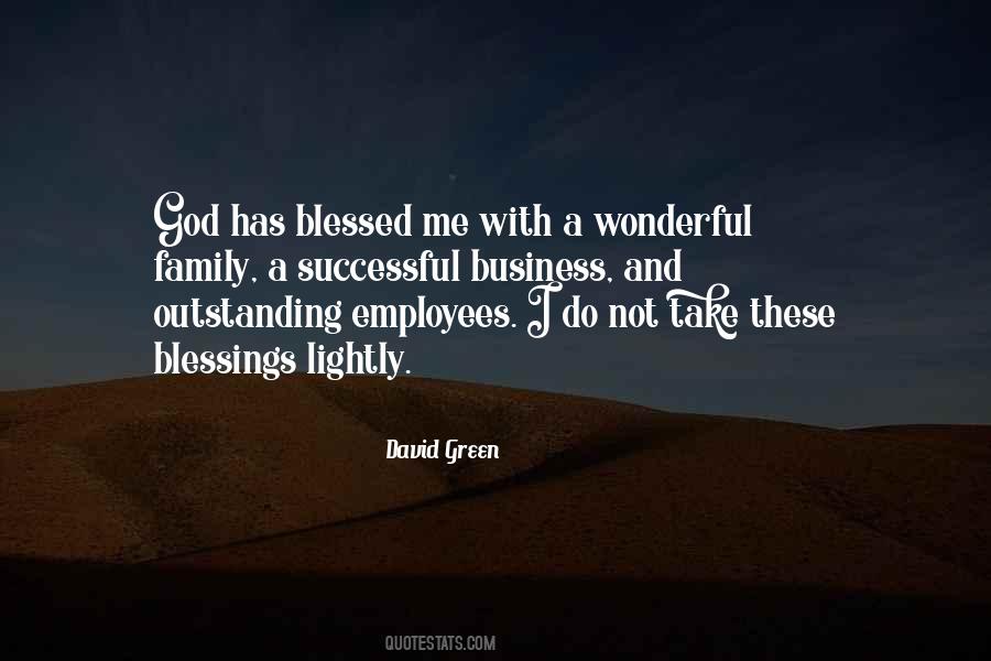 Sayings About Blessings Family #148584