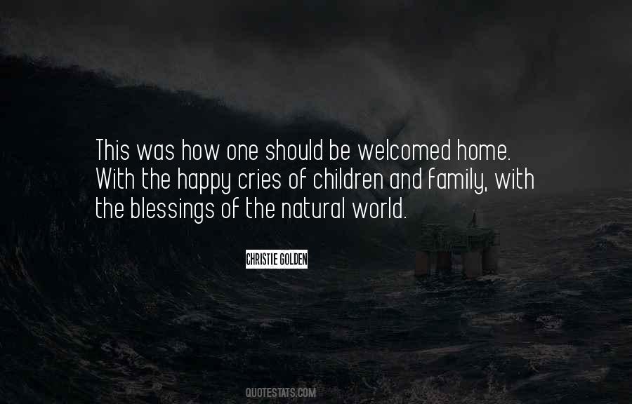 Sayings About Blessings Family #327586