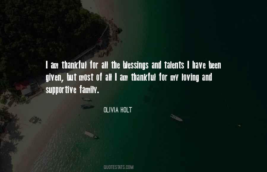 Sayings About Blessings Family #333314