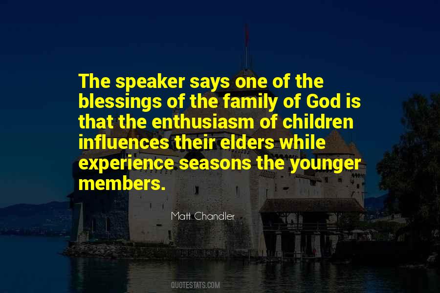 Sayings About Blessings Family #506795