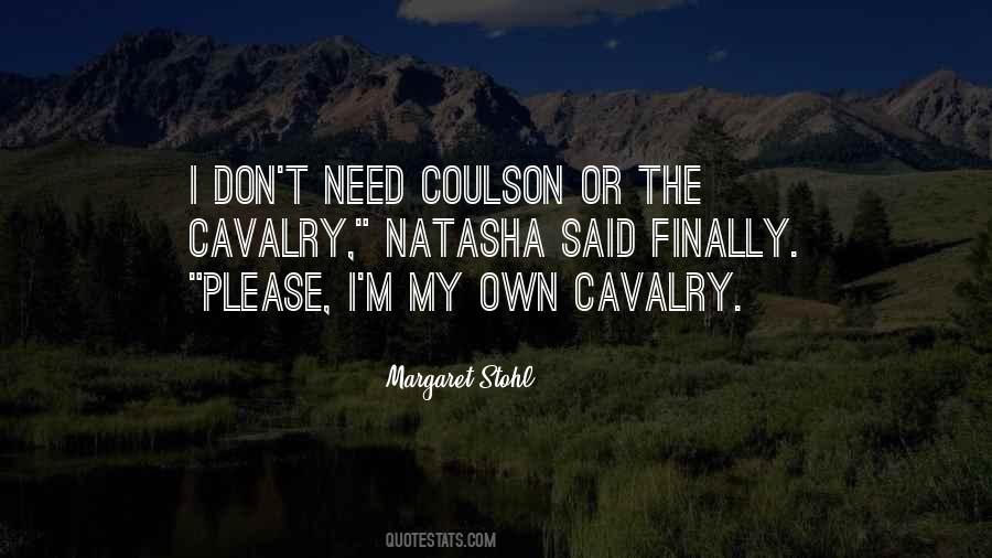 Sayings About The Cavalry #159475