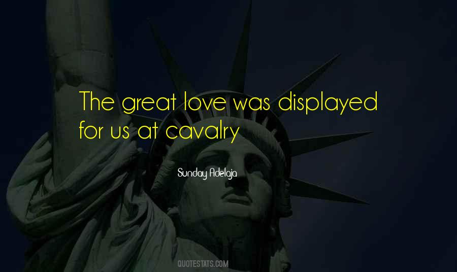Sayings About The Cavalry #829130