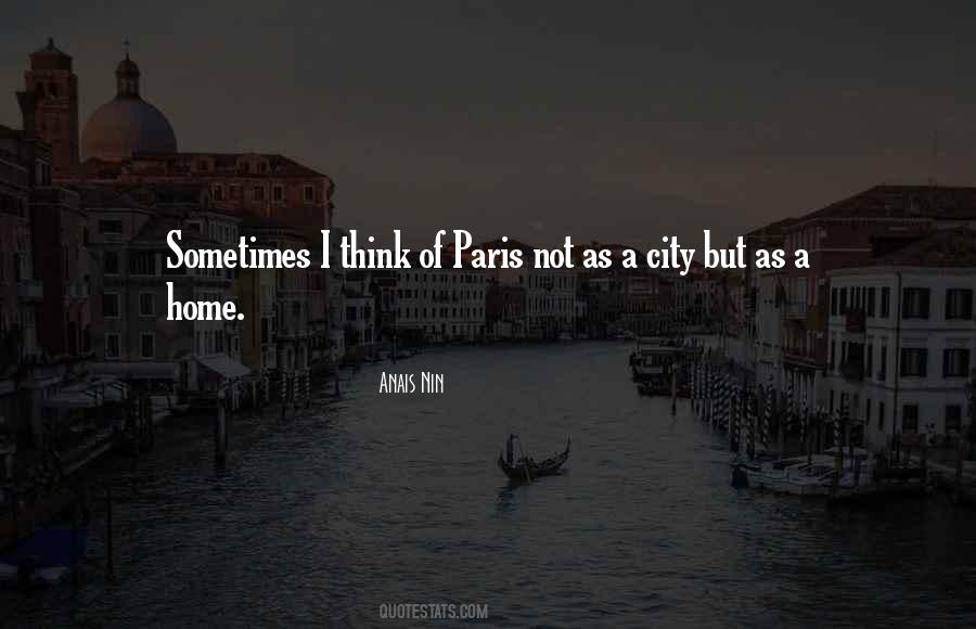 Sayings About Paris City #173866