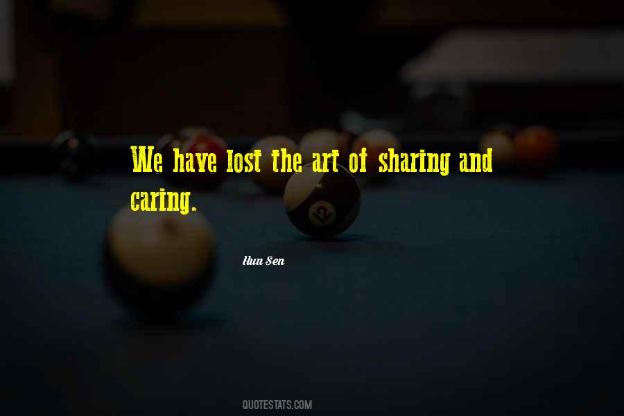 Sayings About Sharing And Caring #527269