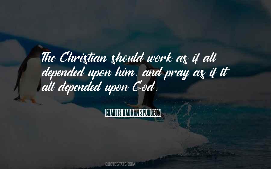 Sayings About Christian Prayer #125728